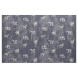 large horse brighter horses fabric