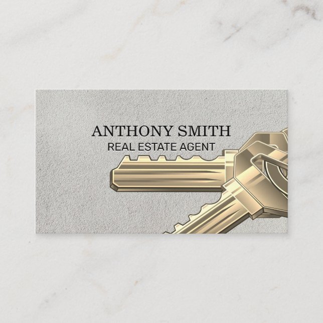 Large Keys Business Card (Front)
