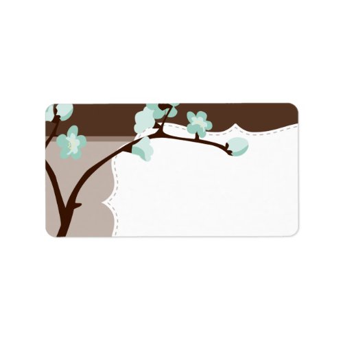 LARGE LABEL SEALS  cherry blossoms 4L