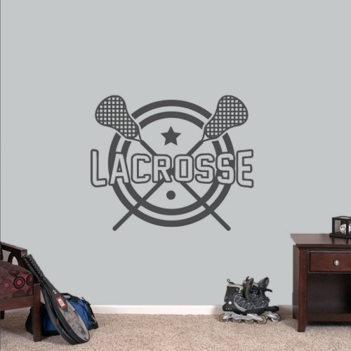 Large Lacrosse Wall Decal