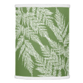 Large Lacy White Ferns Lamp Shade (Right)