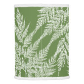 Large Lacy White Ferns Lamp Shade (Back)