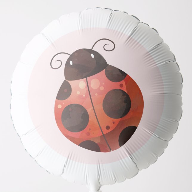 Large Ladybug Party Balloon (Front)