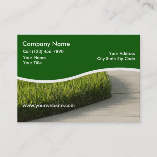 Large Landscaping Business Cards