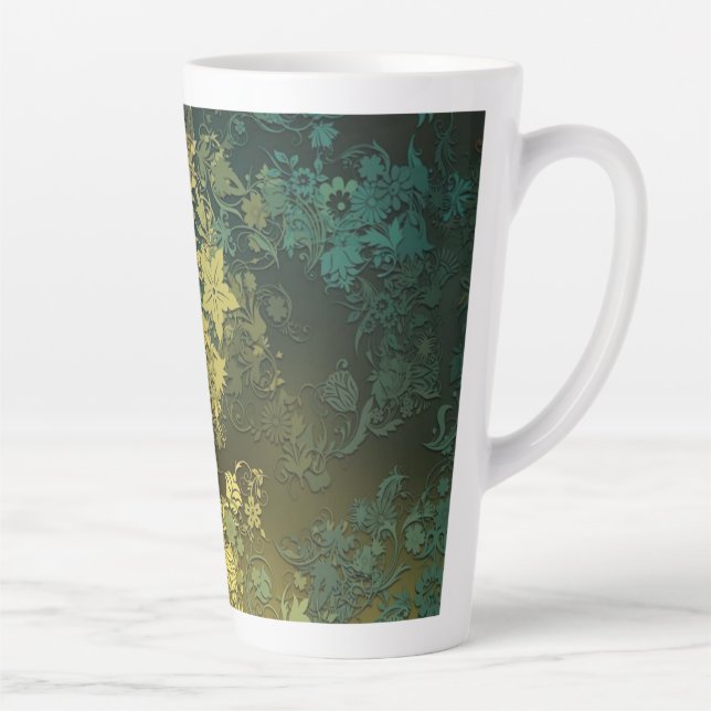 Large Latte Mug - Oversized Ceramic Coffee Cup for (Right)