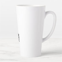 Large Latte Mug with Christian writing