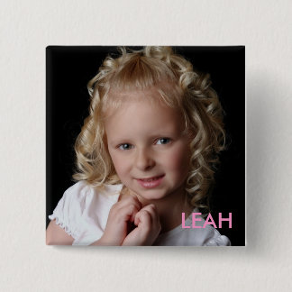 Large leah, LEAH Pinback Button