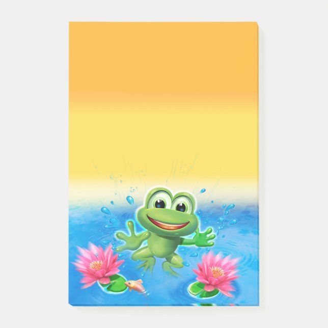 Large Leaping Frog Note block (Front)