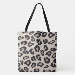 Large Leopard Print Fashion Tote