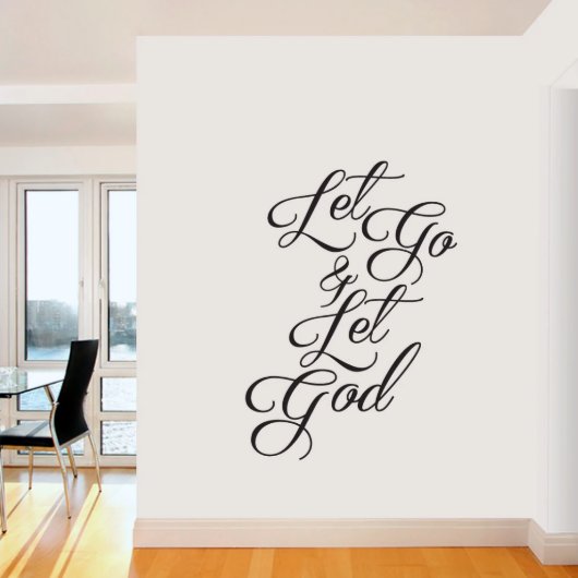 Large Let Go & Let God Wall Decal (Large)