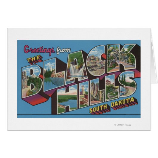 Large Letter Scenes - Black Hills, SD Cards (Front Horizontal)