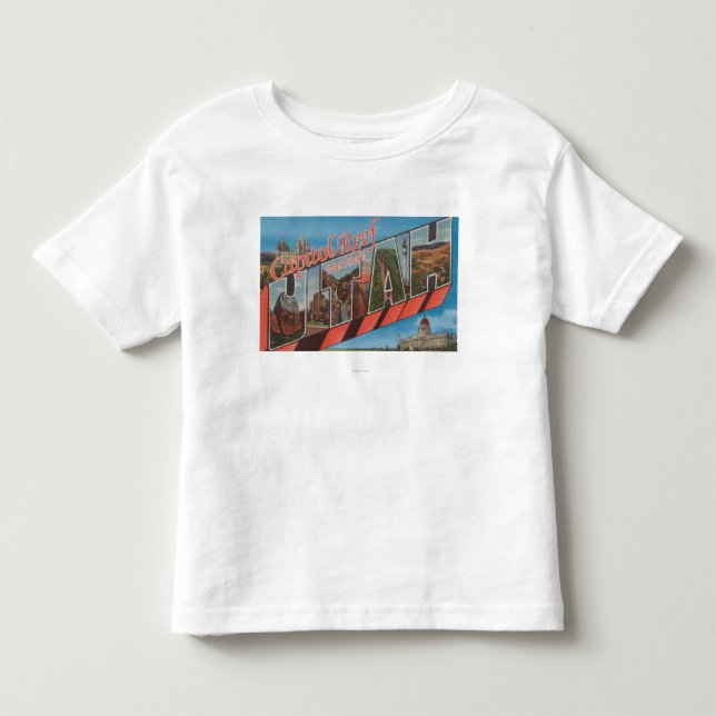 Large Letter Scenes - Capitol Reef Nat'l Park, U Toddler T-shirt (Front)