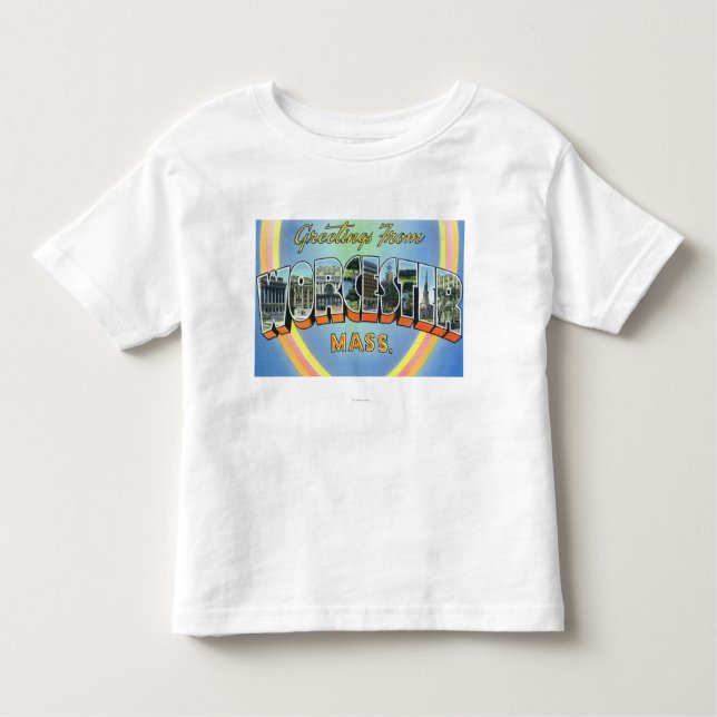 Large Letter Scenes - Greetings From 2 Toddler T-shirt (Front)