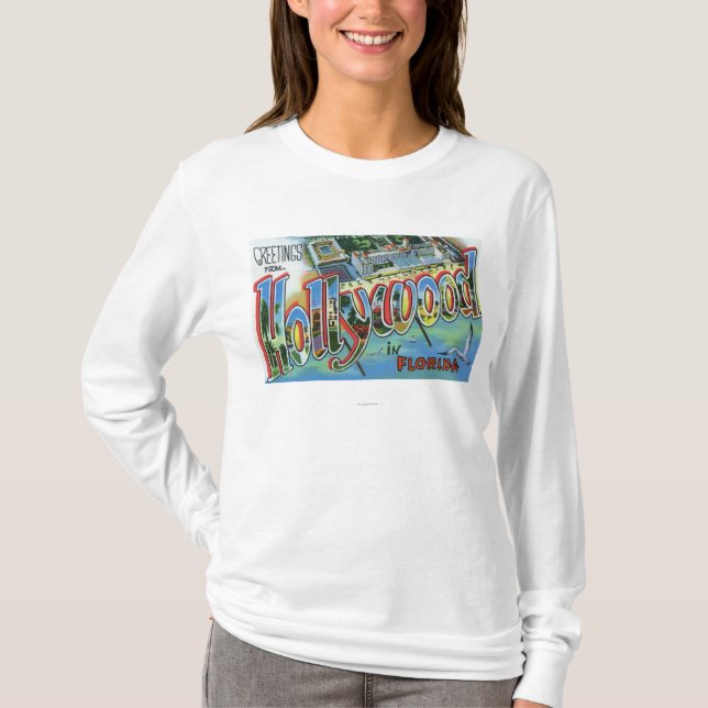 Large Letter Scenes, Greetings From 3 T-Shirt (Front)