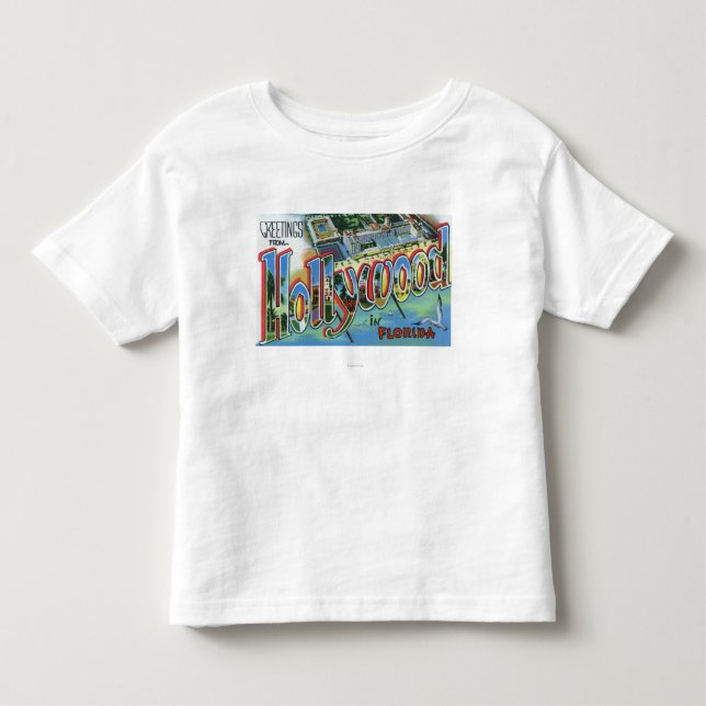 Large Letter Scenes, Greetings From 3 Toddler T-shirt (Front)