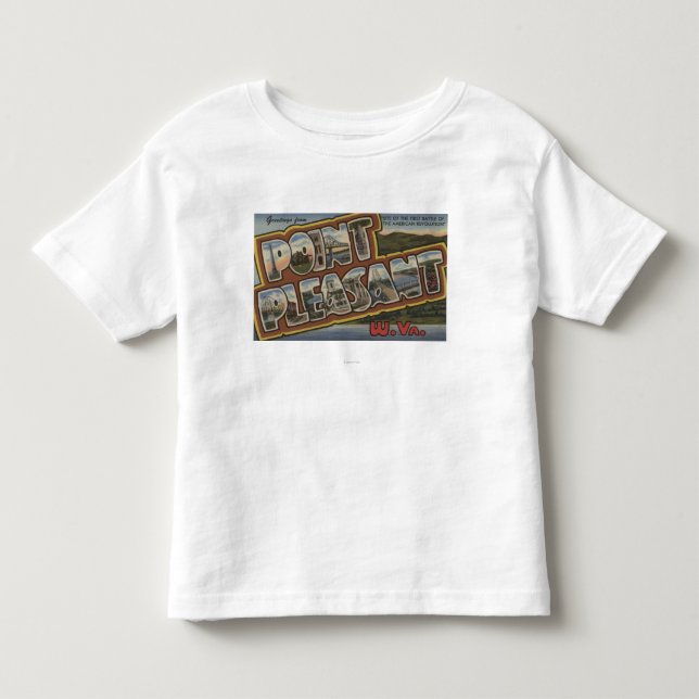Large Letter Scenes - Point Pleasant, WV Toddler T-shirt (Front)