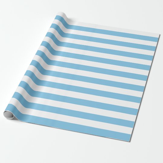 blue and white striped wrapping paper