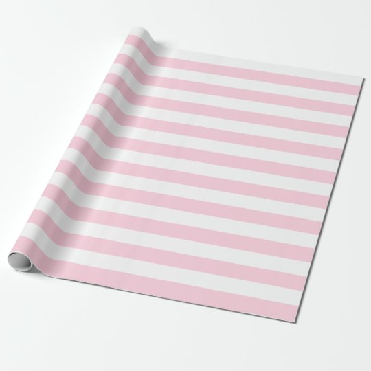 light pink and white striped wrapping paper