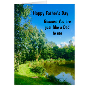 Large Like a Dad Father's Day Card