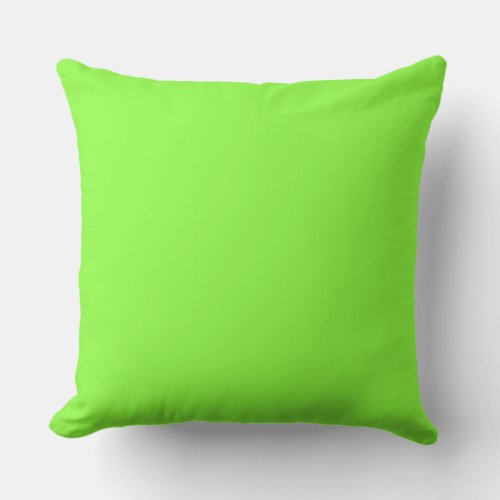  Large Lime Green  Throw Pillow