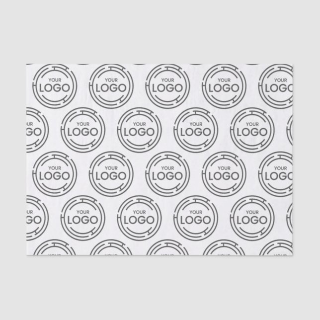 Large Logo Custom Business Tissue Paper (Front)