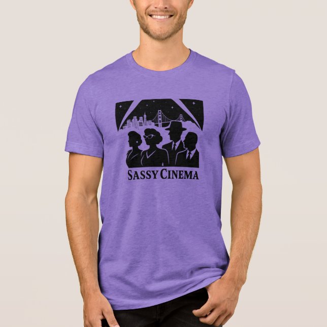 Large Logo Hollywood - - more options Tri-Blend Shirt (Front)