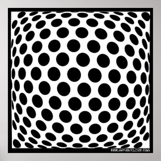 Large Madison Op Art Poster