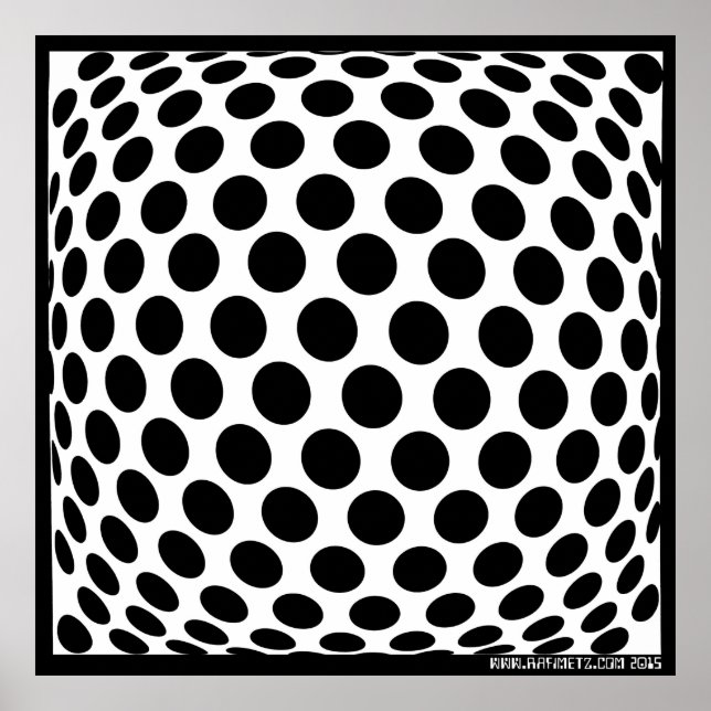 Large Madison Op Art Poster (Front)
