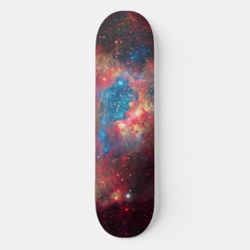Large Magellanic Cloud Superbubble in Nebula N44 Skateboard Deck