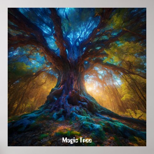 Large Magic Tree Poster