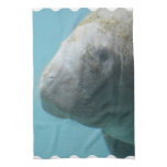 Large Manatee Underwater Kitchen Towel