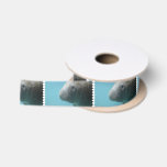 Large Manatee Underwater Satin Ribbon