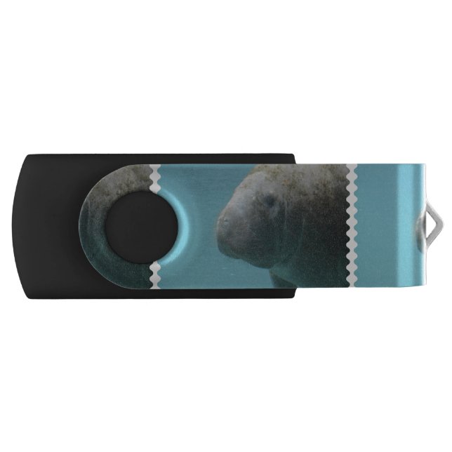 Large Manatee Underwater USB Flash Drive (Front)