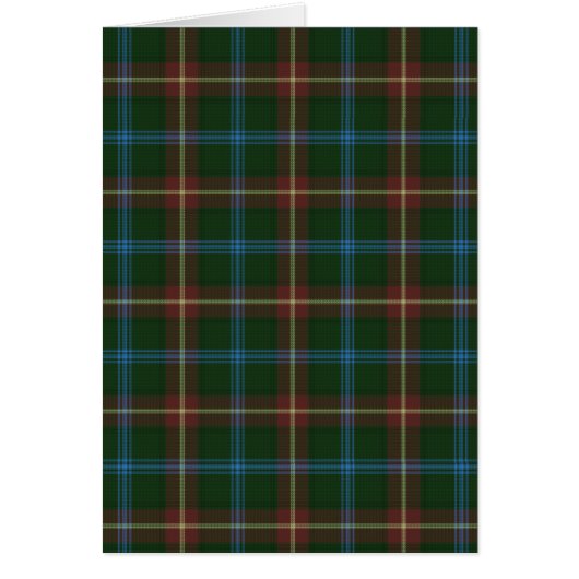 Large Manitoba tartan Cards (Front)