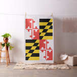 Large Maryland Flag Pima Cotton (54" width) Fabric