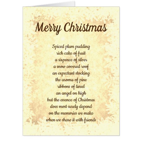 Large Merry Christmas Beautiful Words design Card  Zazzle.com