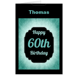 Large modern Add name 50th Birthday Card