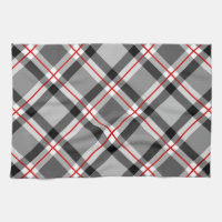 Kitchen Towel - Black and Gray - Bunyaad