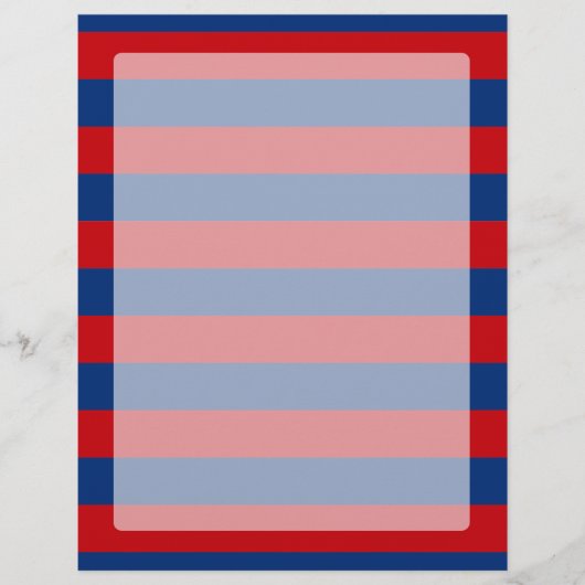 Large Modern Vibrant Horizontal Stripes Decor (Front)