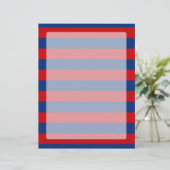 Large Modern Vibrant Horizontal Stripes Decor (Standing Front)