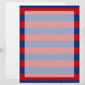 Large Modern Vibrant Horizontal Stripes Decor (Front/Back)