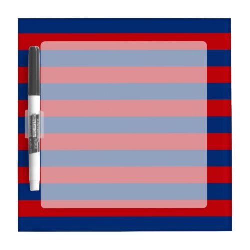 Large Modern Vibrant Horizontal Stripes Decor Dry_Erase Board