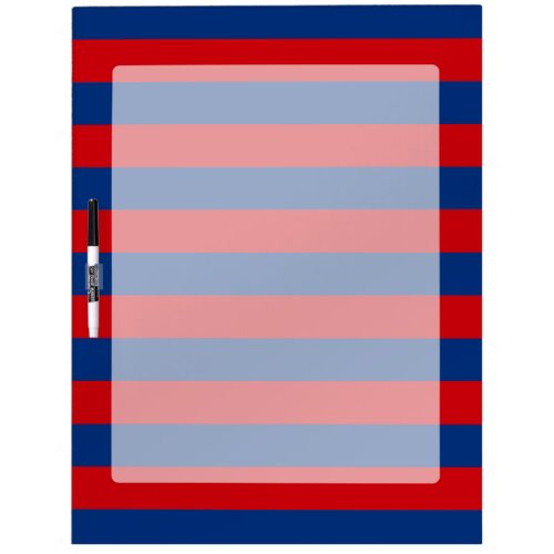 Large Modern Vibrant Horizontal Stripes Decor Dry_Erase Board