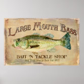 Vintage Fishing Store And Tackle Print