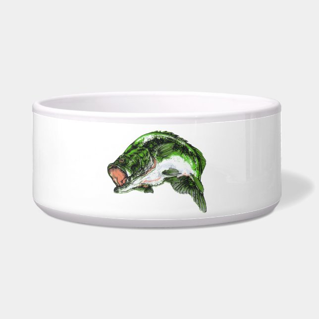 Large mouth Bass Bowl (Front)
