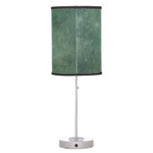 Large Mouth Bass Fishing Lake Cabin Decor Blue Table Lamp (Back)