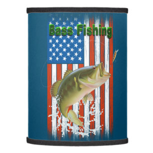 Large Mouth Bass Fishing USA Lamp Shade