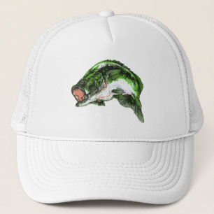 Large mouth Bass Trucker Hat
