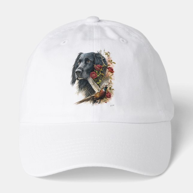 Large Munsterlander with pheasant   Hat (Front)