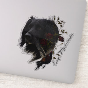 Large Munsterlander with pheasant Sticker